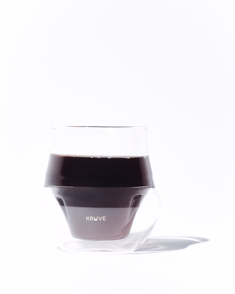filter coffee in kruve glass specialty coffee tasting